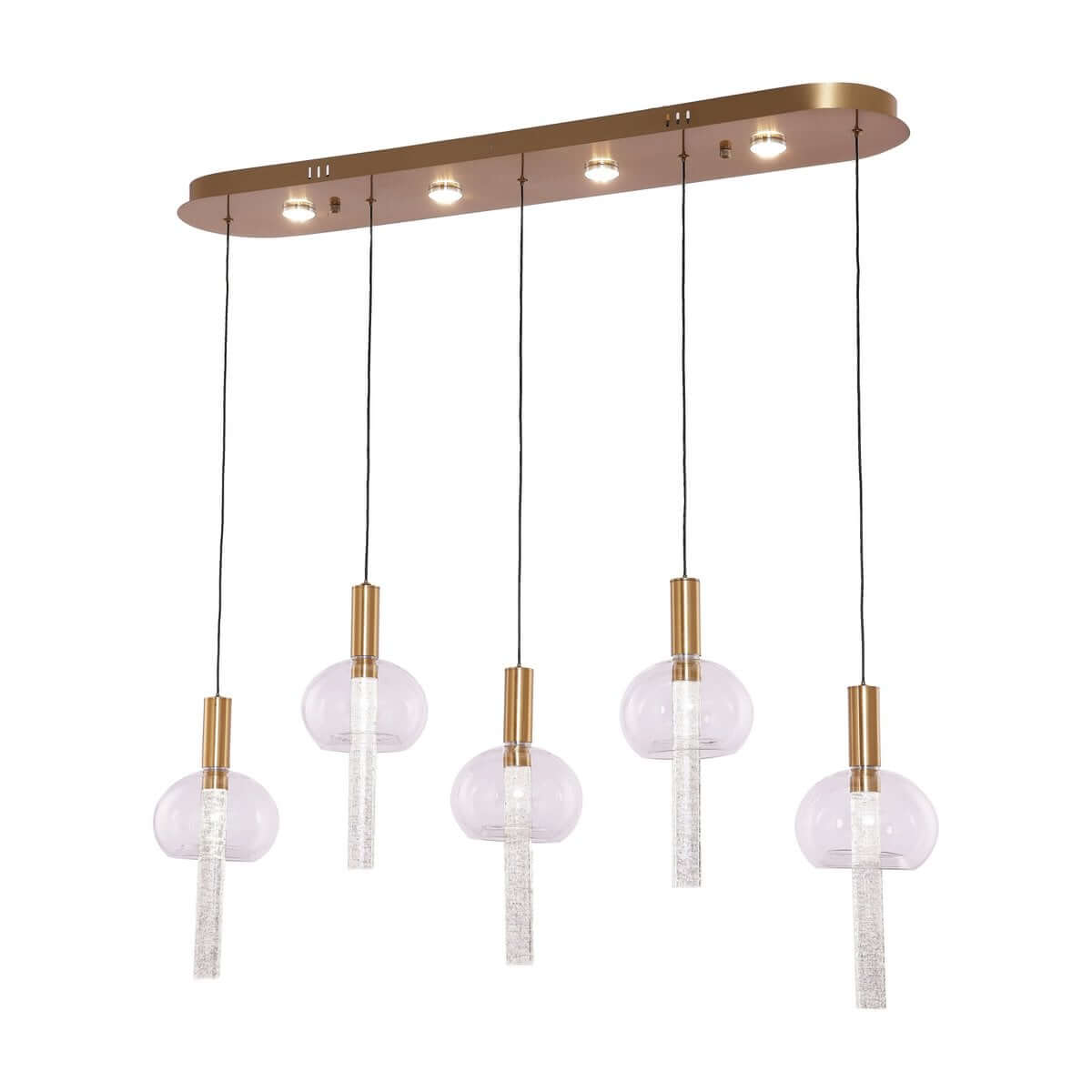 Hanglamp Tubey Copper Gold | 5 - 100x20cm - Luxury Living B.V.