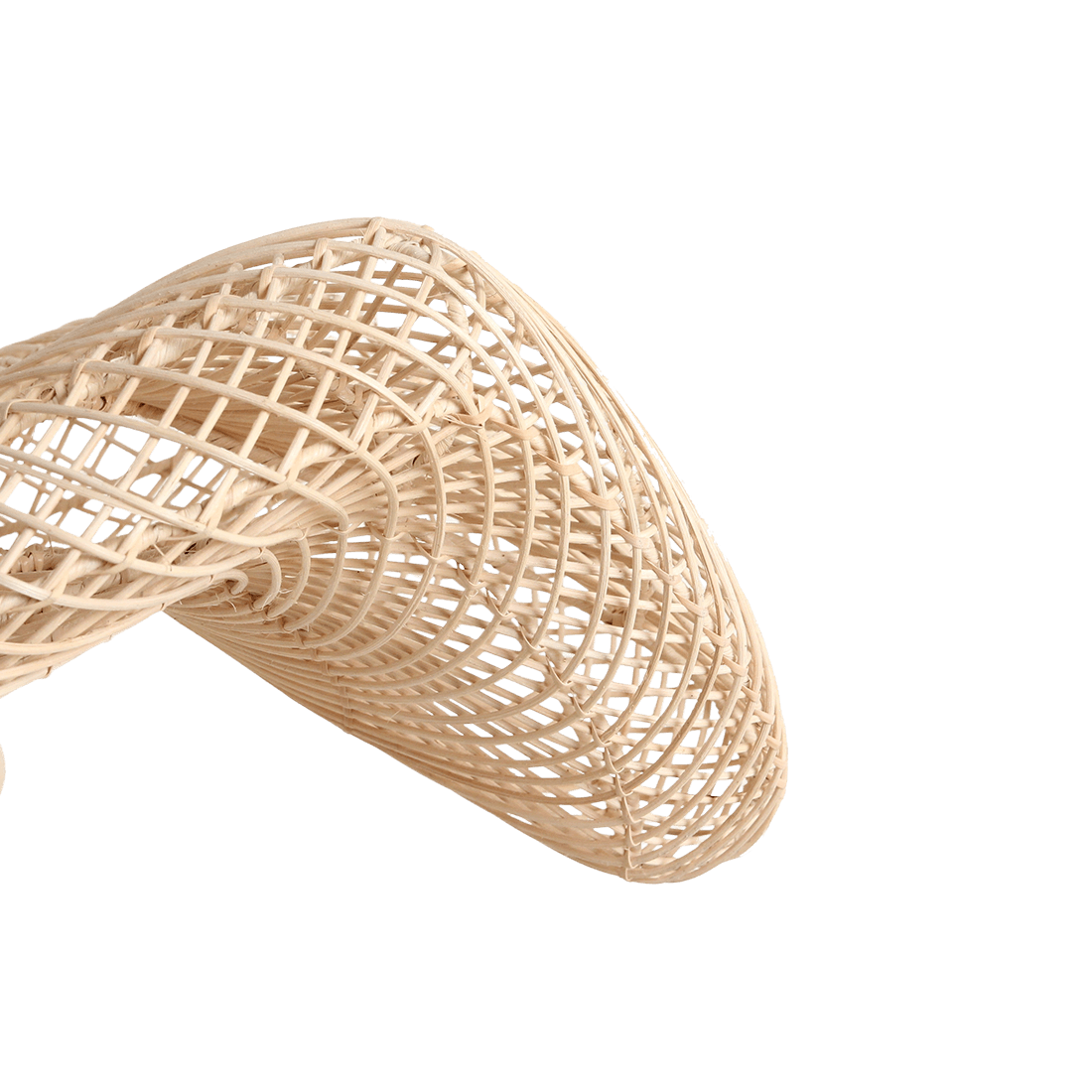Wave hanging lamp natural large - Raw Materials