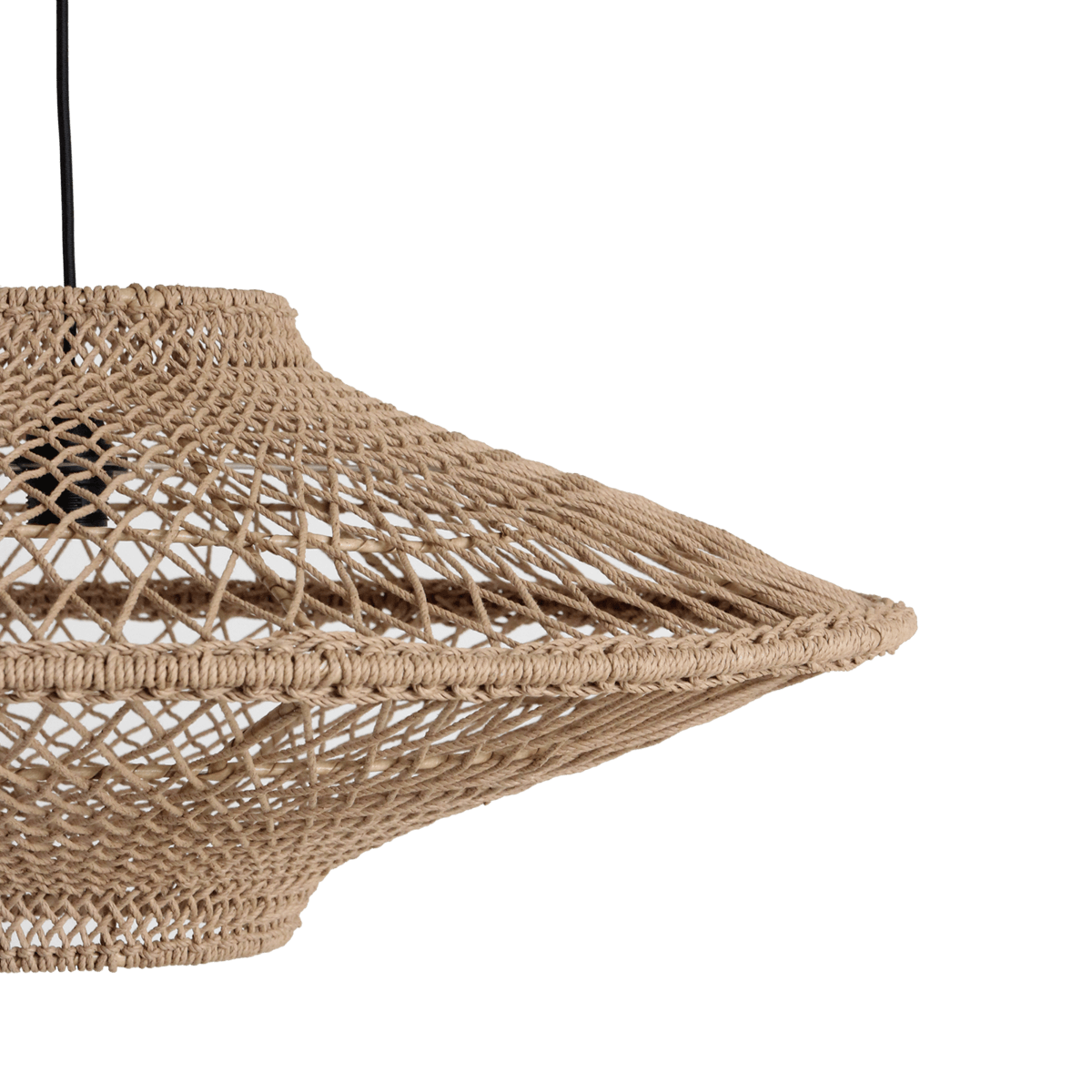 Corda hanging lamp Naturel Large - Raw Materials