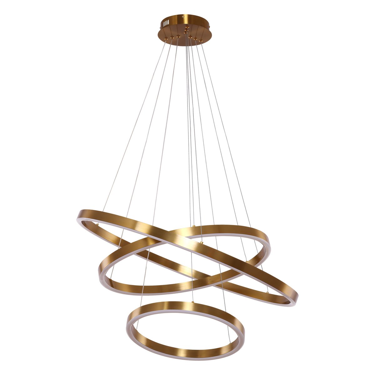 Hanglamp Neo Copper Gold | 3-Ring 40+60+80cm - Luxury Living B.V. - Casanovio