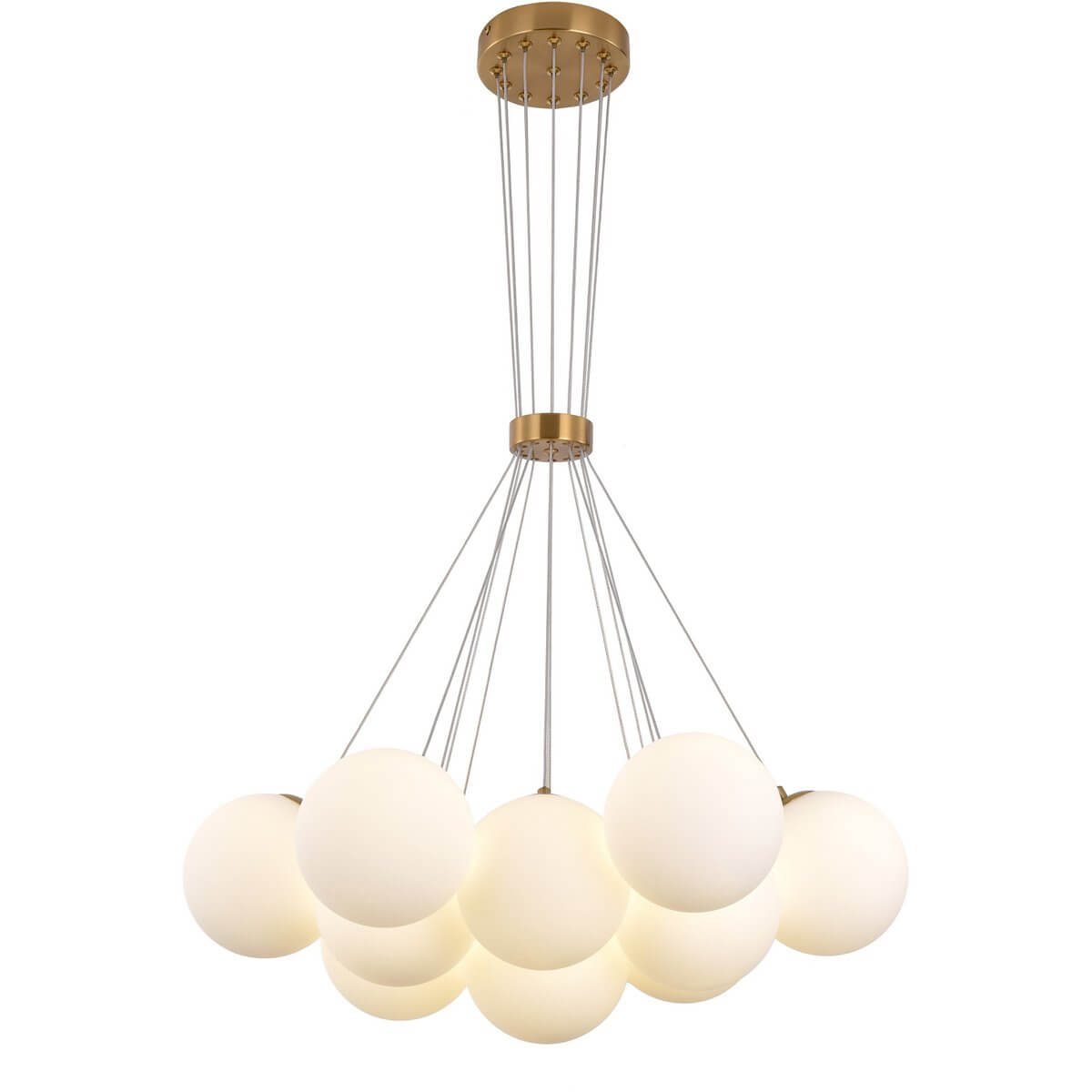 Hanging lamp Jenna White Gold 13-Light - Luxury Living B.V.