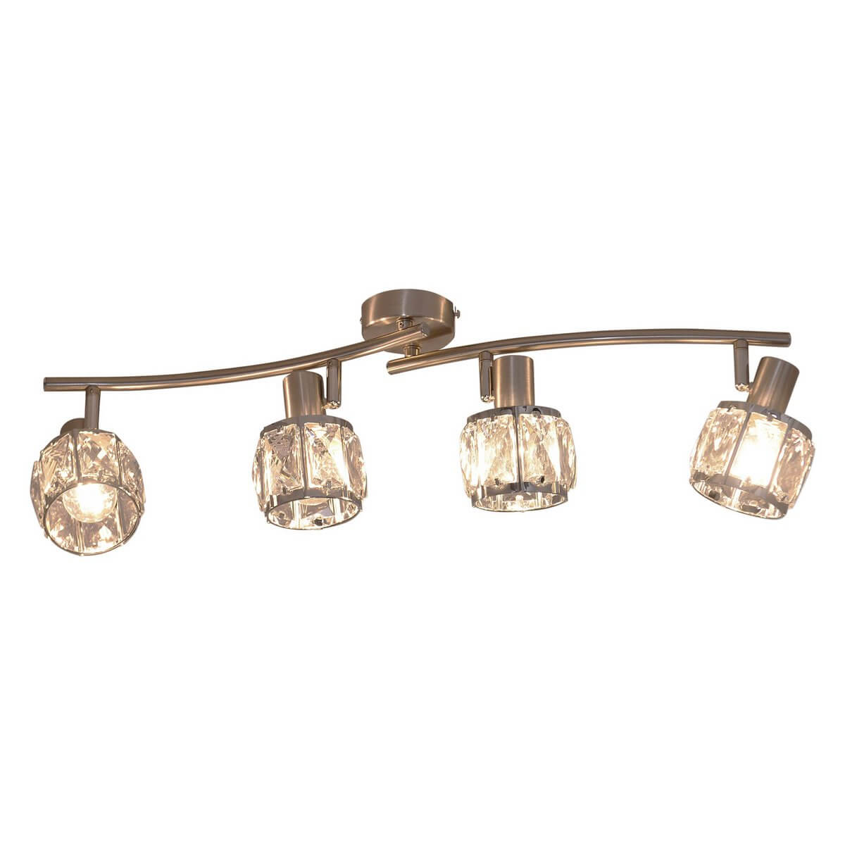 Josefa 4-Spot Plafondlamp – Retro Chic & Moderne Luxe – 70 cm