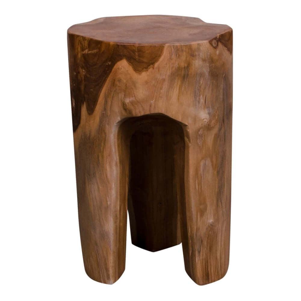 Rose Stool - Natural, Teak, 26x40cm - House Nordic ApS