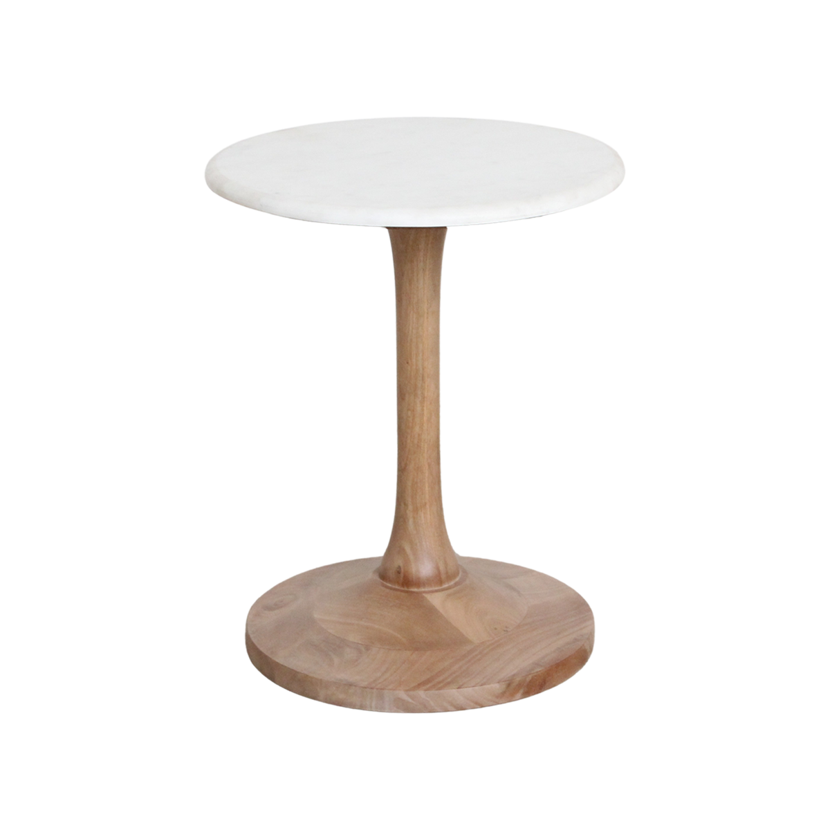 Kuala Lumpur bijzettafel marmer wit - 40x40x50 cm - Raw Materials - Casanovio