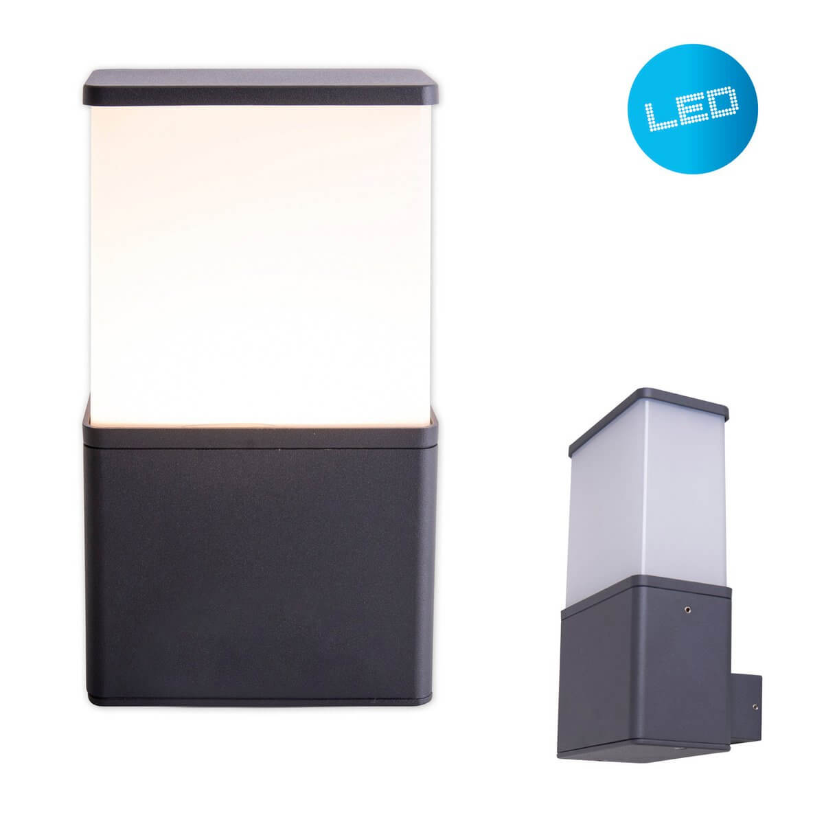 LED Buiten Wandlamp "Vigo" – Modern, stijlvol en automatisch helder licht