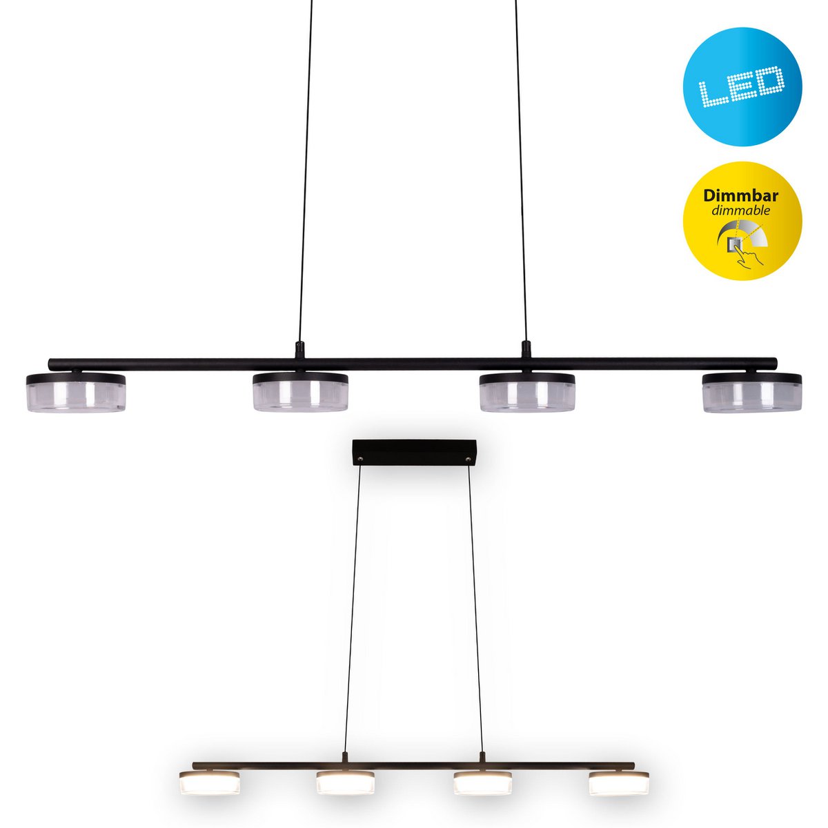 LED Hanglamp Acryl Panelen – Modern Verlichting Voor Lange Tafels