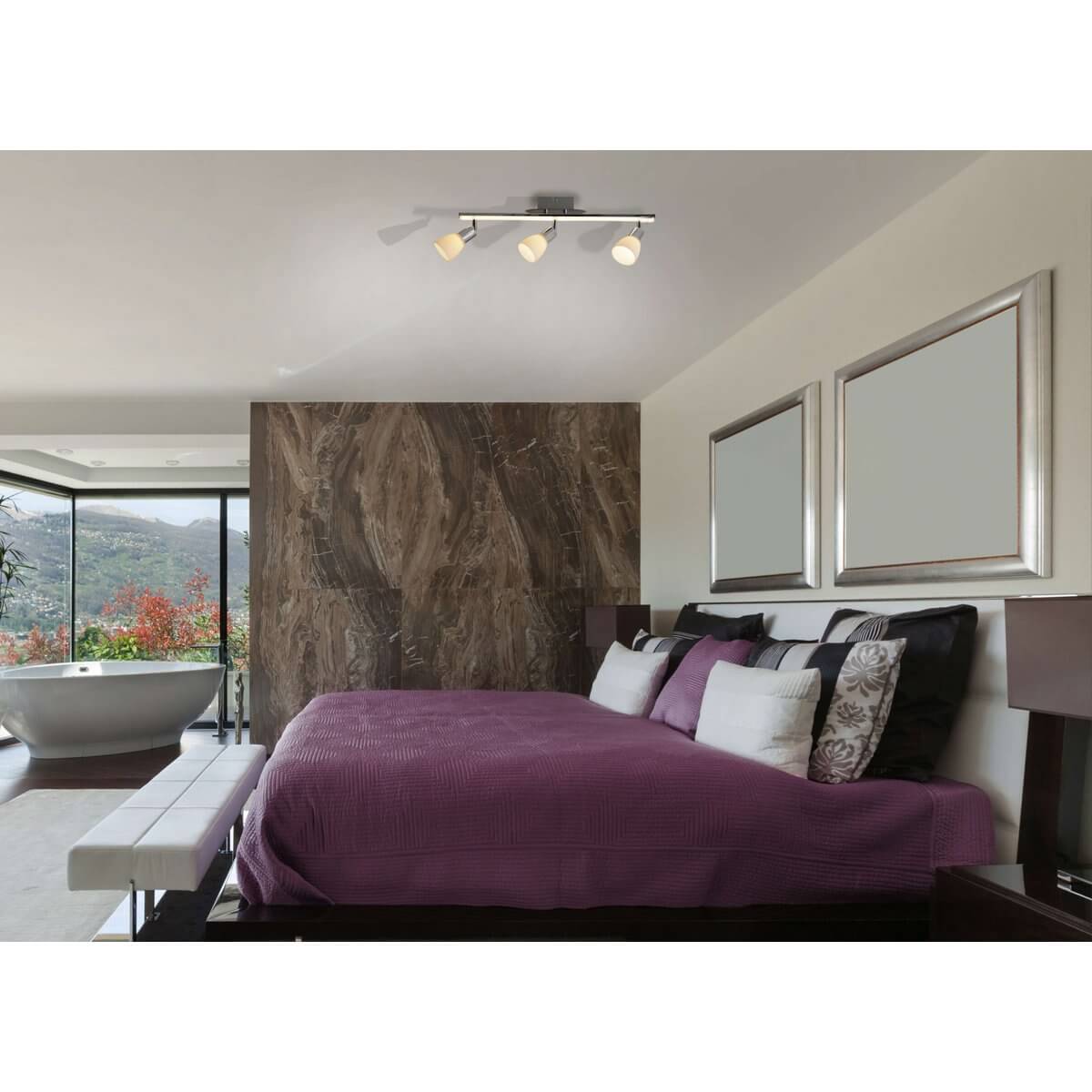 LED Plafondlamp Zwart Drie Lampenkappen – Moderne Verlichting