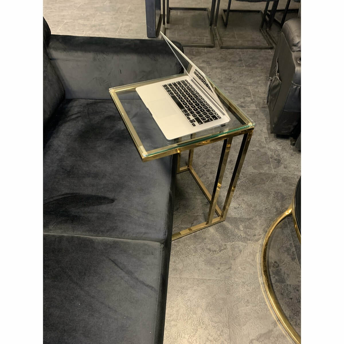 Laptop table Gold - Luxury Living B.V.
