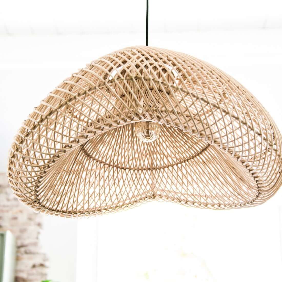 Maze hanging lamp organic natural - Raw Materials