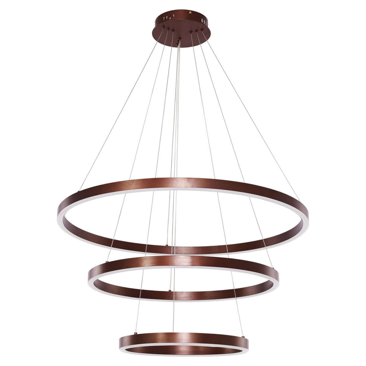Hanging lamp Neo Coffee | 3-ring 40+60+80 cm - Luxury Living B.V.