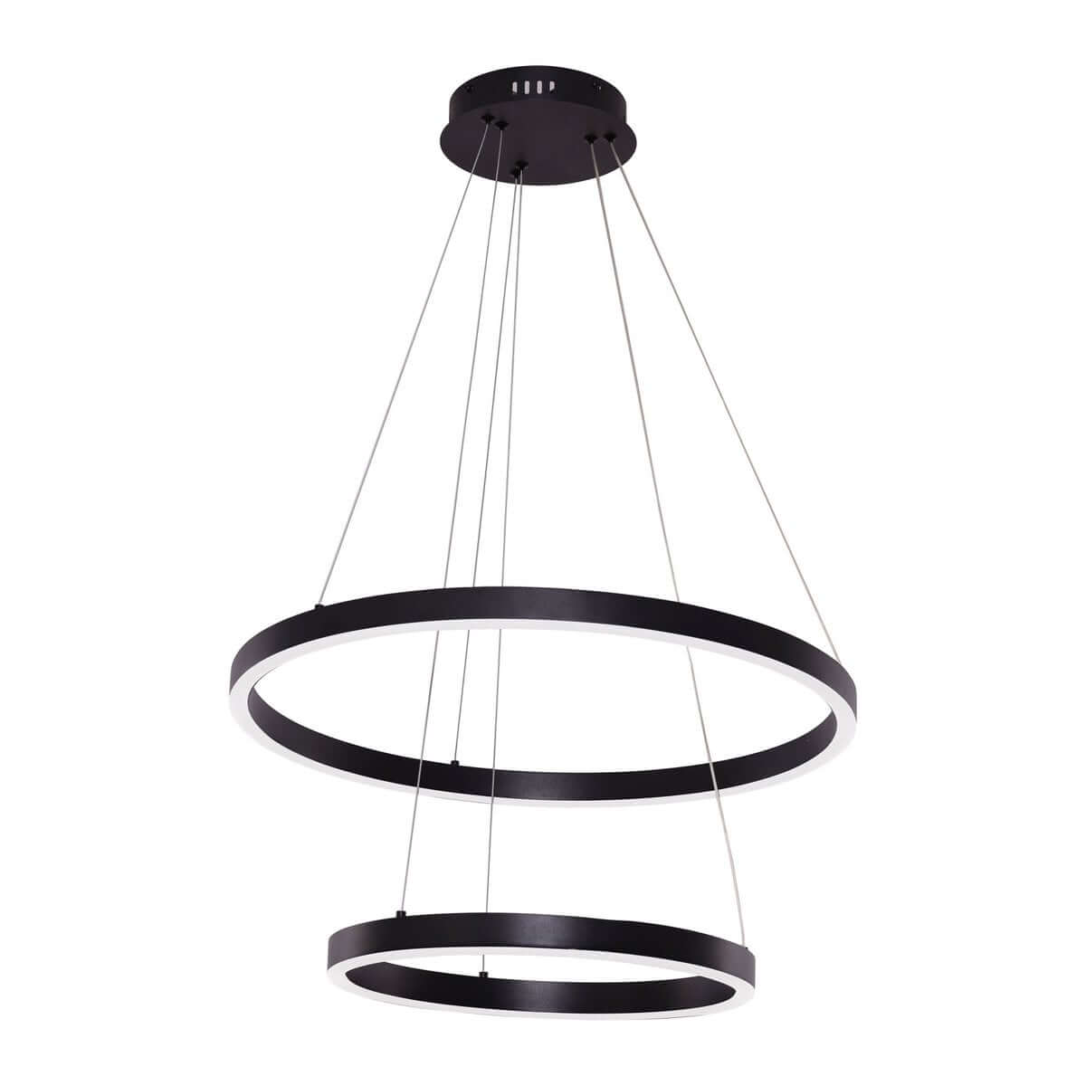 Hanging lamp Neo Black | 2-ring 40+60 cm - Luxury Living B.V.