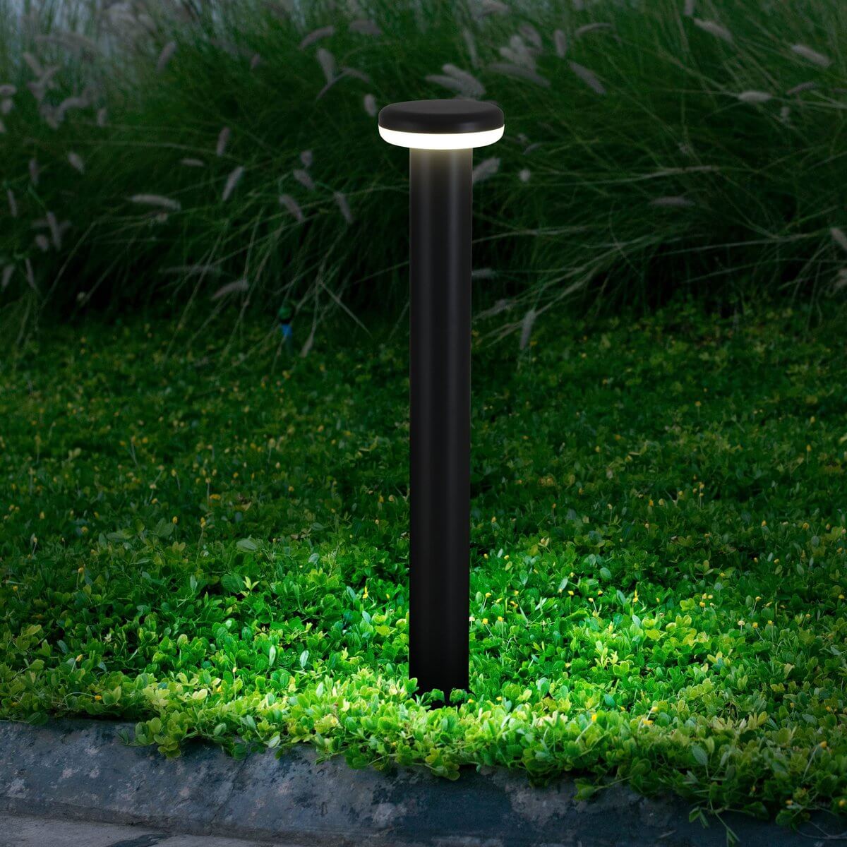 Paddenstoel staande buitenlamp LED - warm wit - Ø 15 × 76 cm