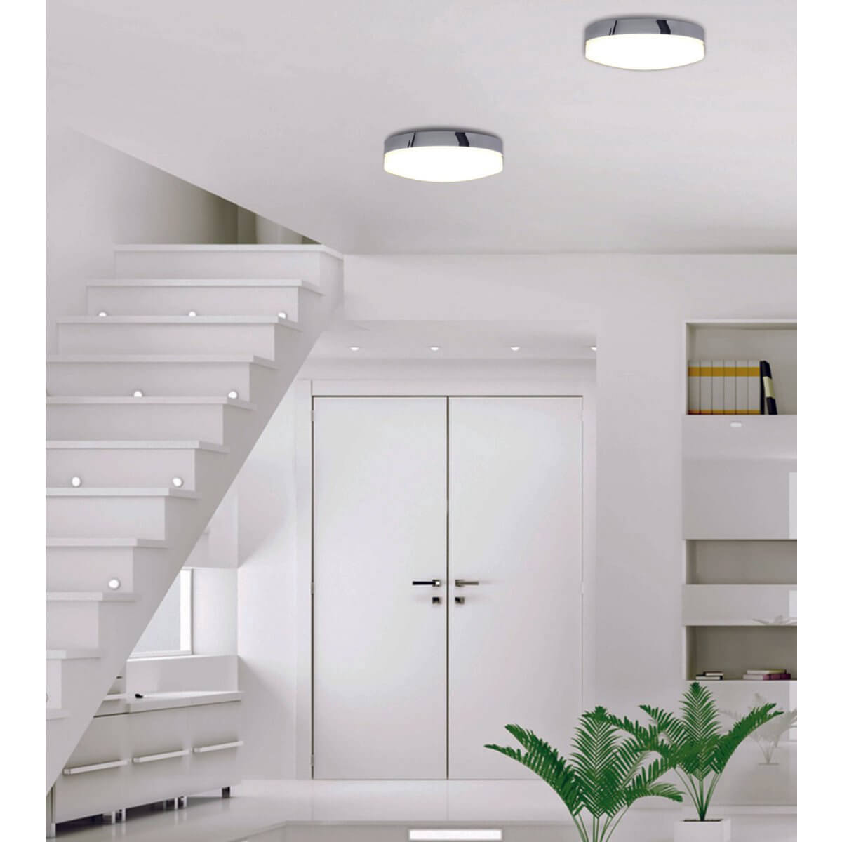 Paris led plafondlamp - CCT 3000–6000K met afstandsbediening - Ø 29 × 9 cm