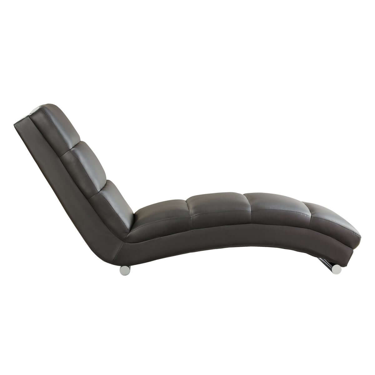 Relaxation lounger black imitation leather look - SalesFever