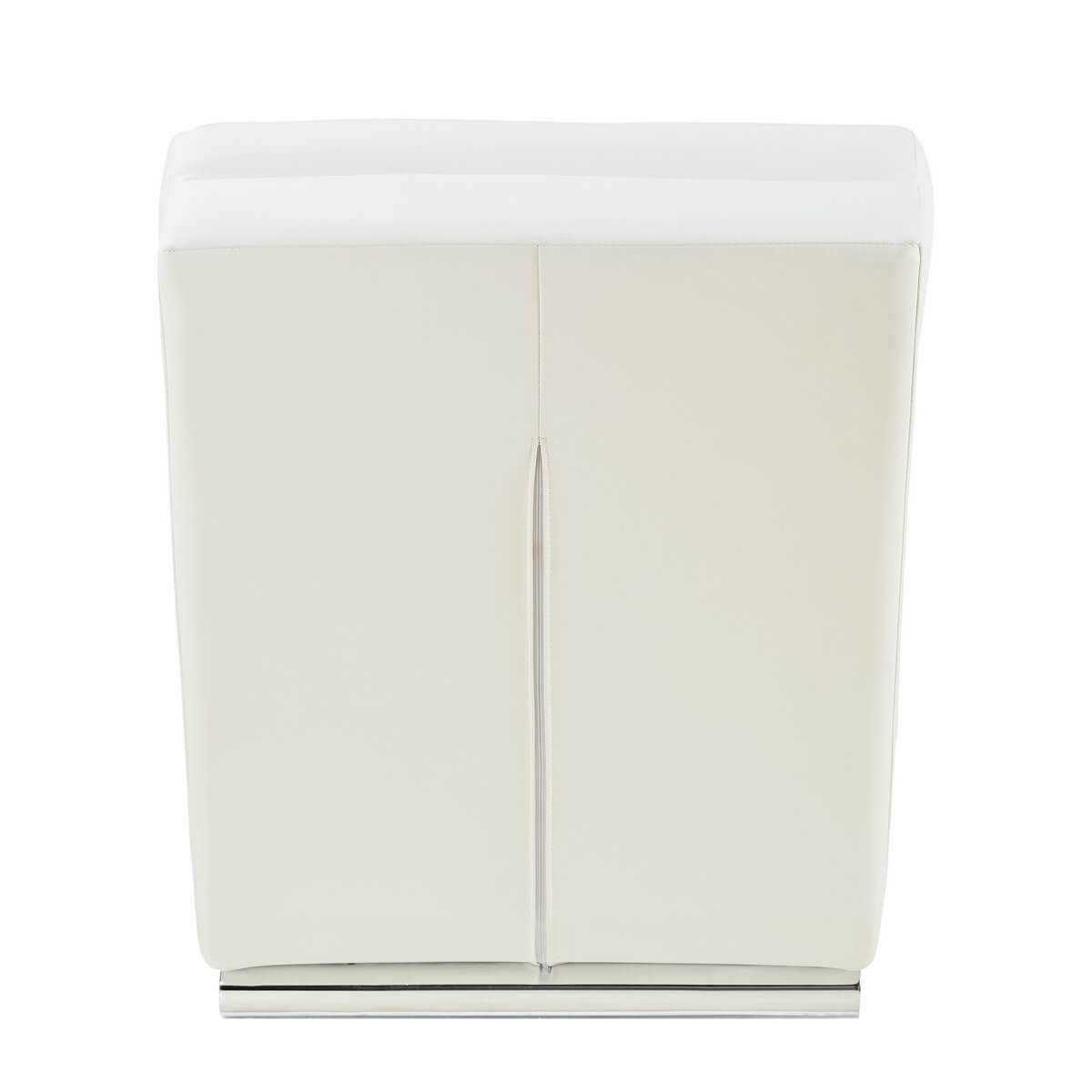 Relaxation lounger white imitation leather look - SalesFever