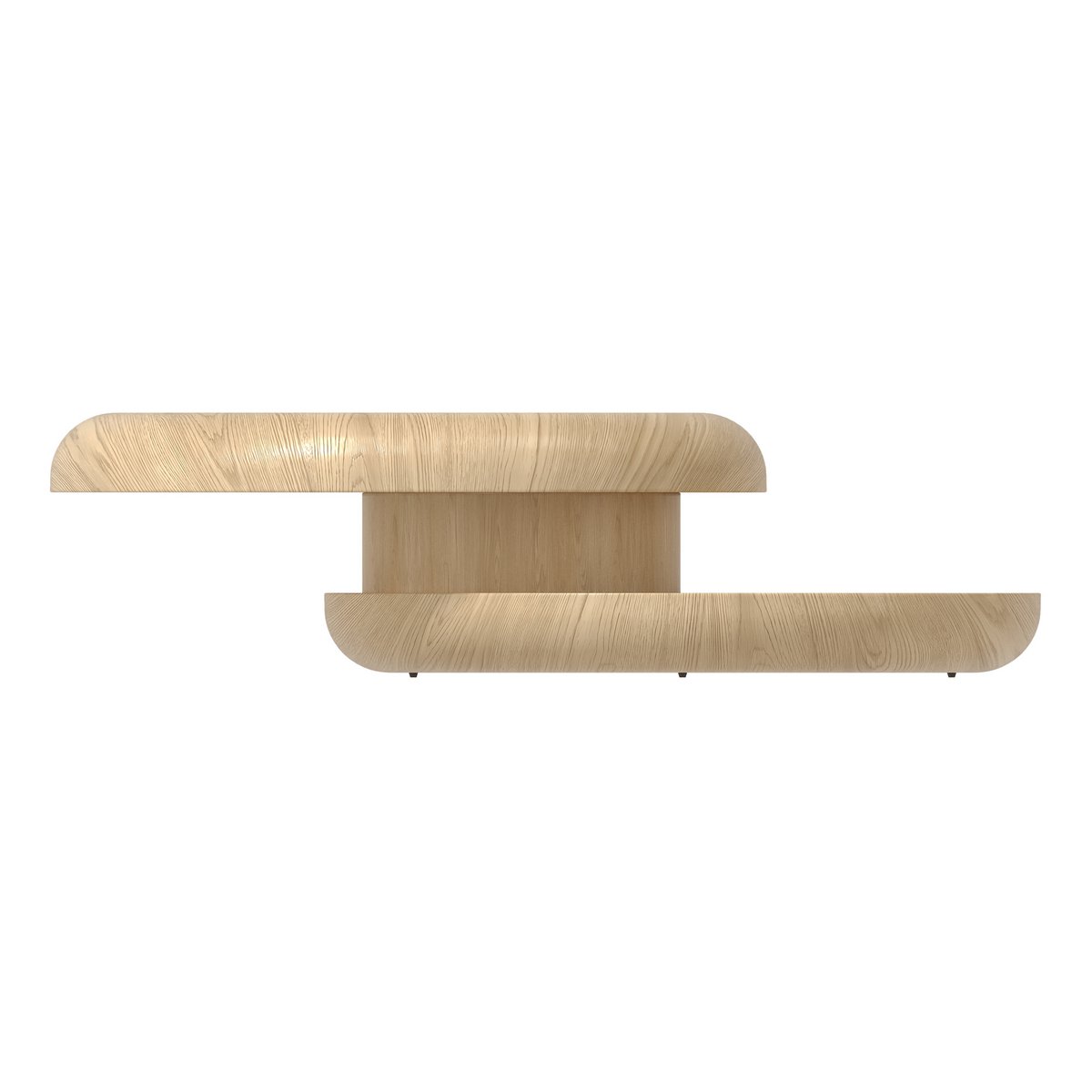 Ronde Salontafel Ø 90 cm – Scandinavisch Design met Draaibaar Tafelblad - SalesFever - Casanovio