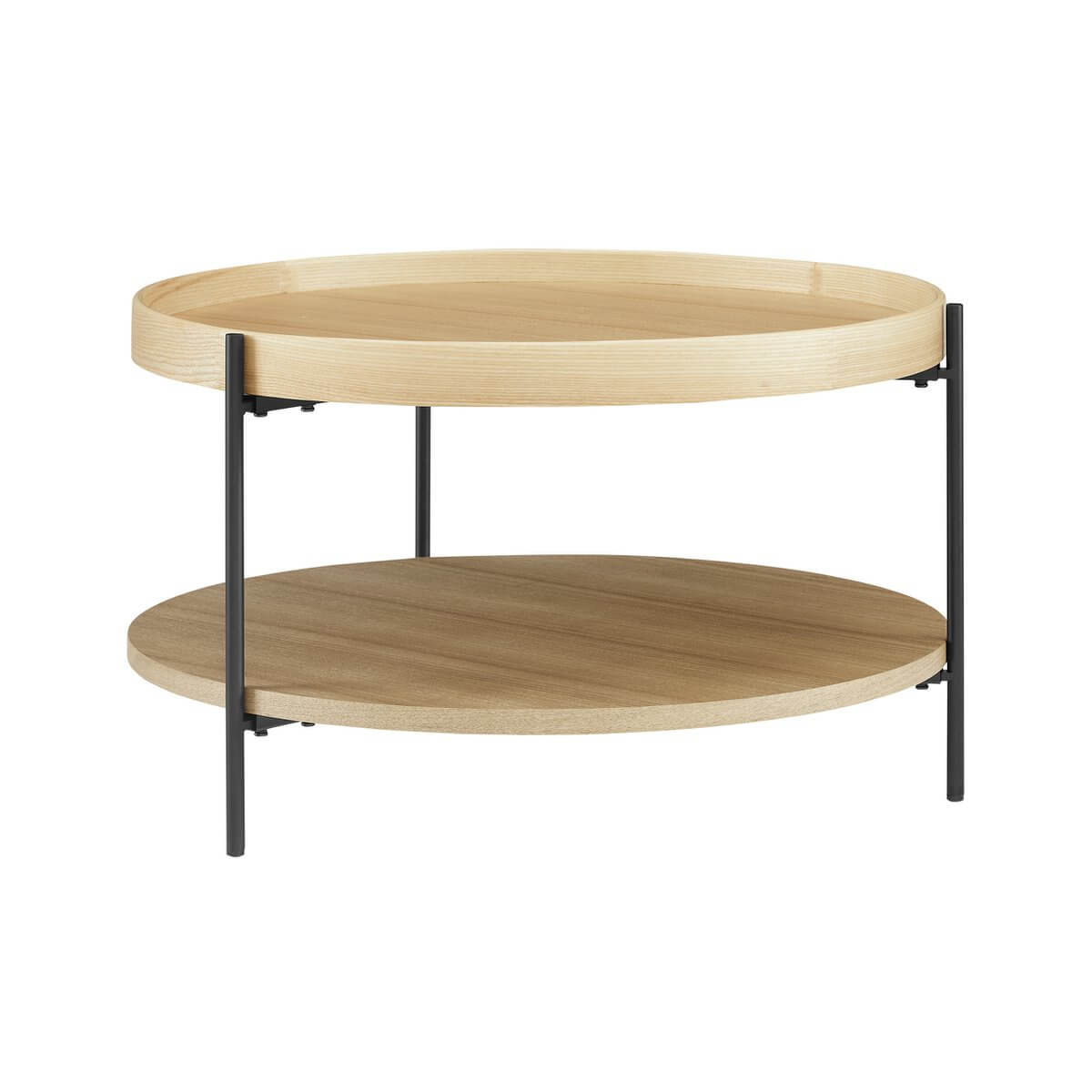 Salontafel Ø 69 cm eiken - SalesFever