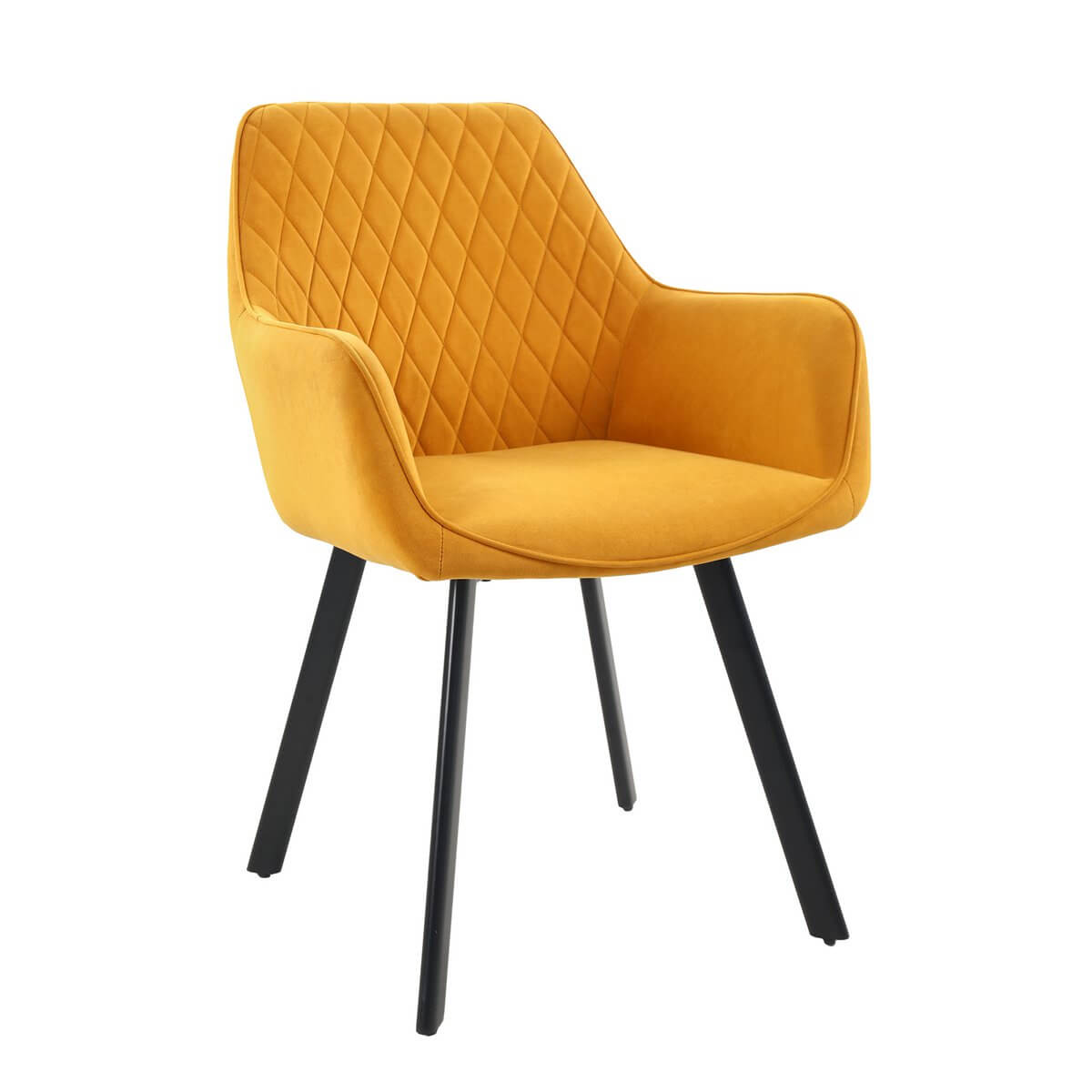 Set of 2 armchairs yellow - SalesFever