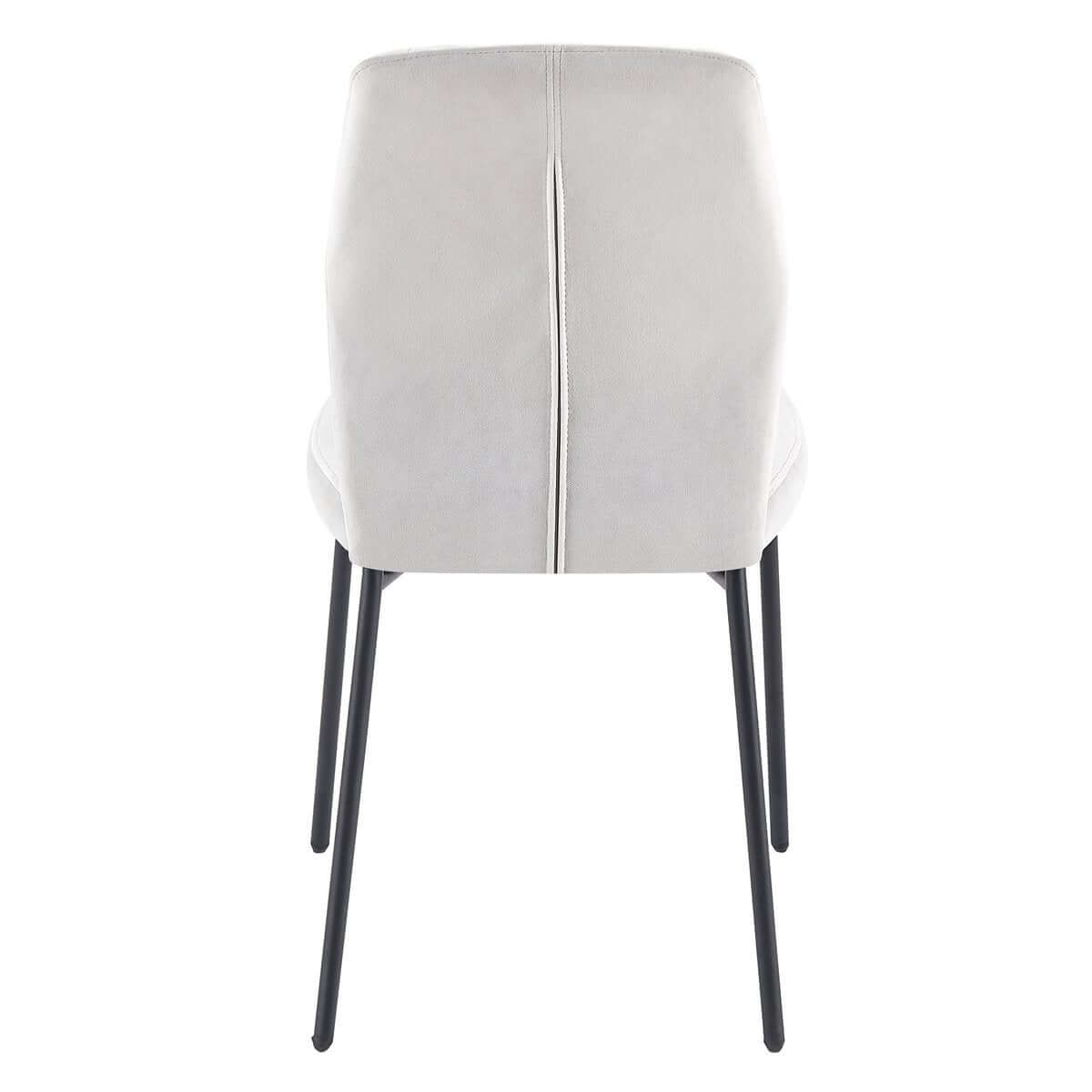 Chair set of 2 light gray - SalesFever