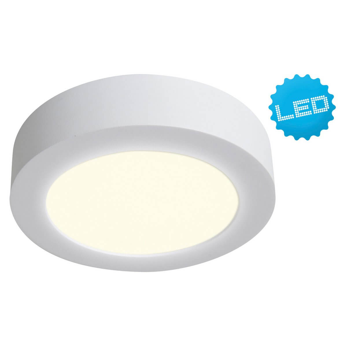 Simplex led plafondlamp - warm wit 3000K - Ø 17 × 4 cm