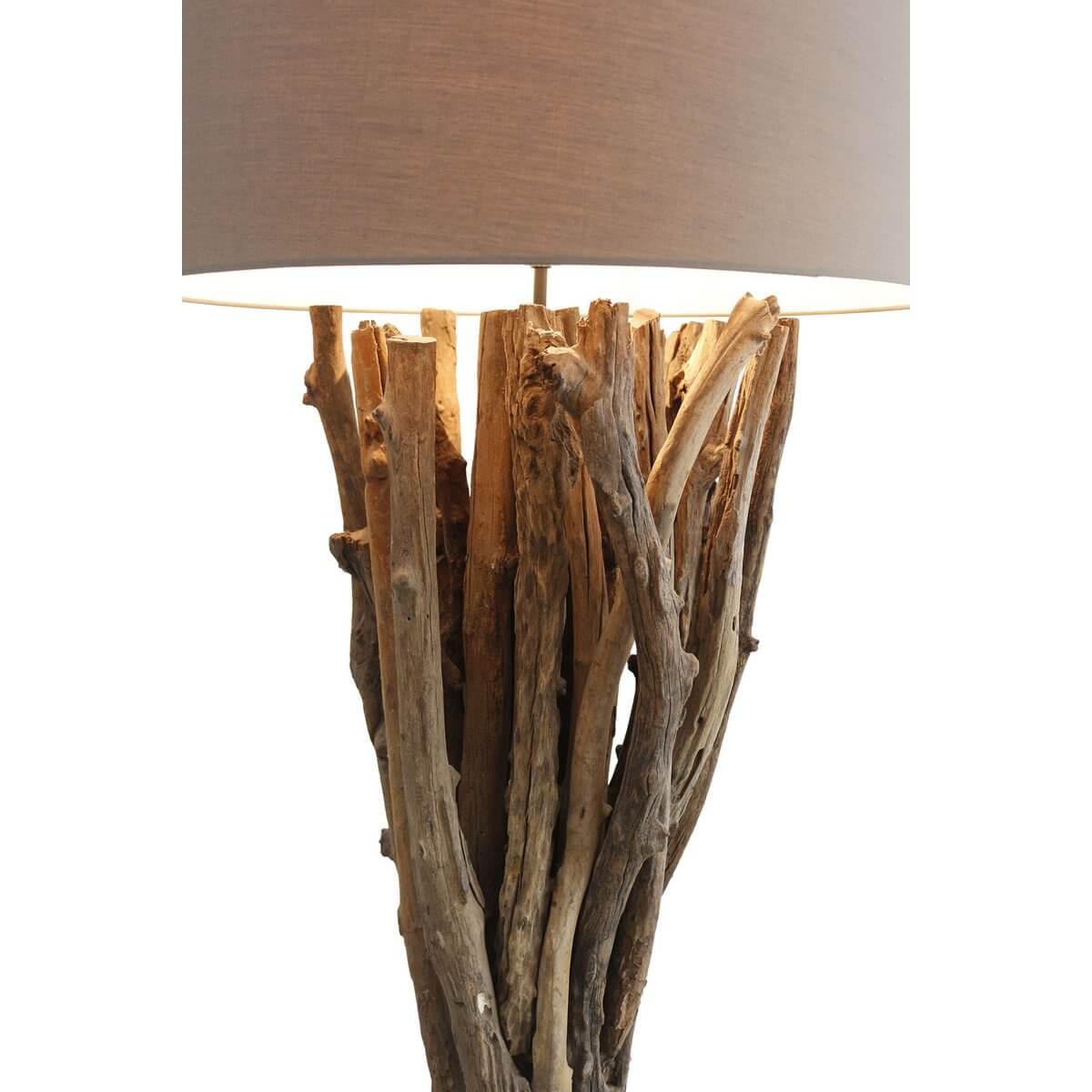 Stehleuchte Treibholz Natur/Braun 175 cm - SalesFever