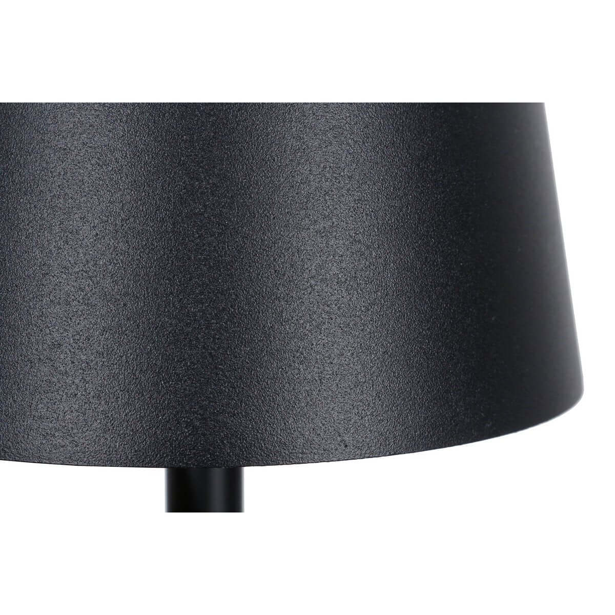 Tischleuchte 29 cm Natur/Schwarz mit LED-Akku - SalesFever