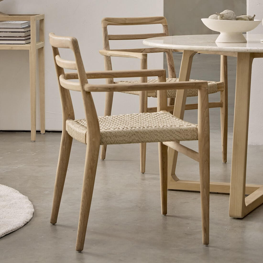 Verano tuinstoel met armleuning - Raw Materials