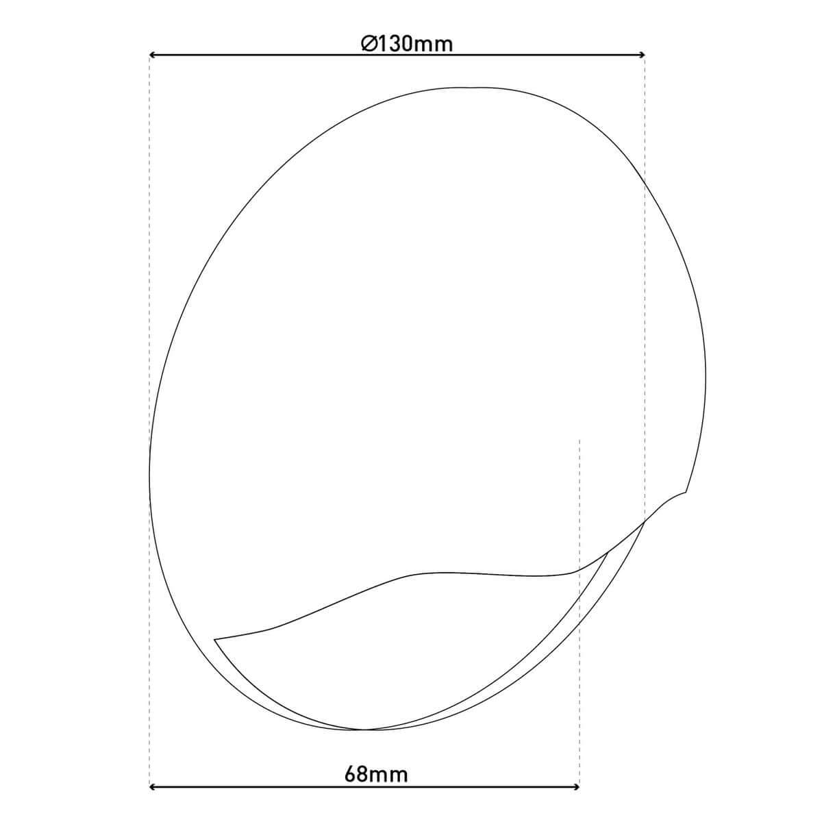 Vedus buitenmuurlamp metaal - neutraal wit 5800K - Ø 13 × 6,8 cm