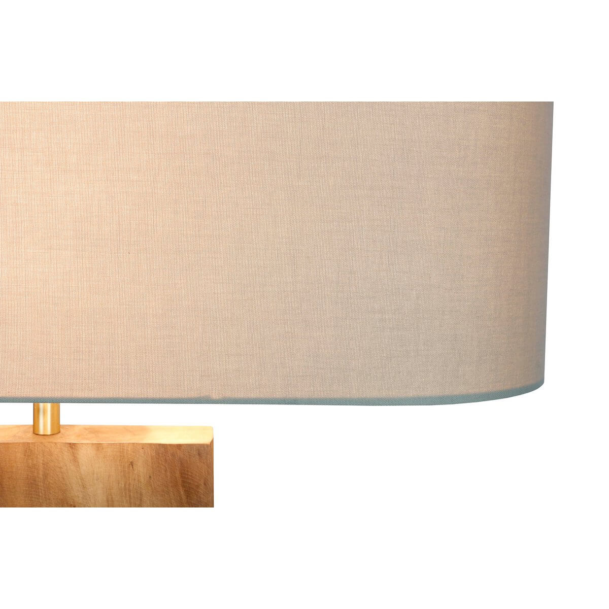 Stehleuchte Akazie/Leinen Natur 171 cm - SalesFever