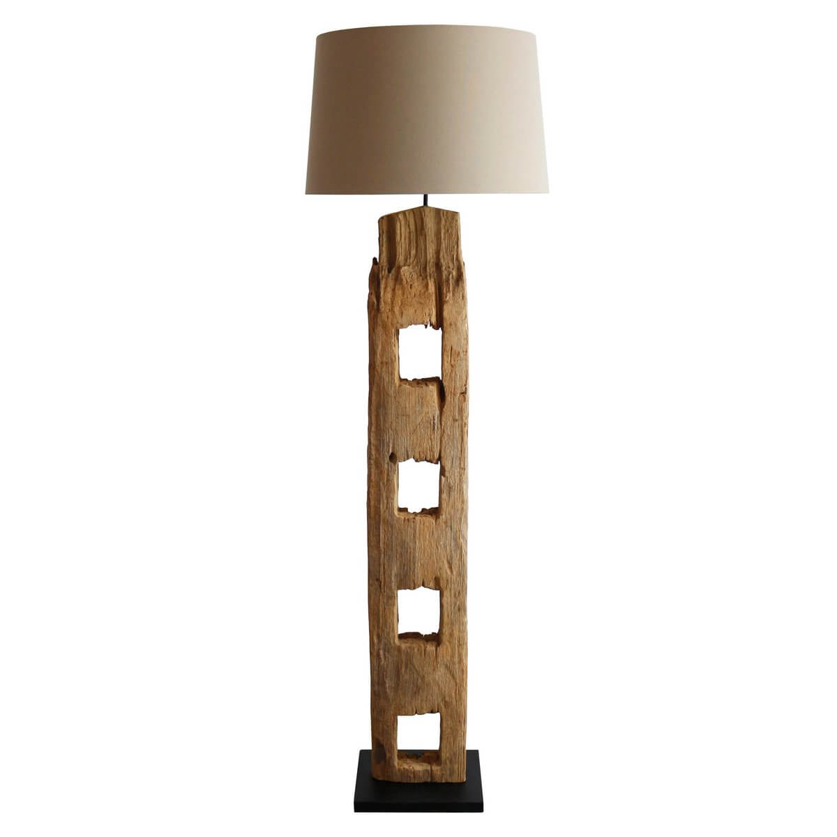 Floor lamp driftwood antique white 175 cm - SalesFever