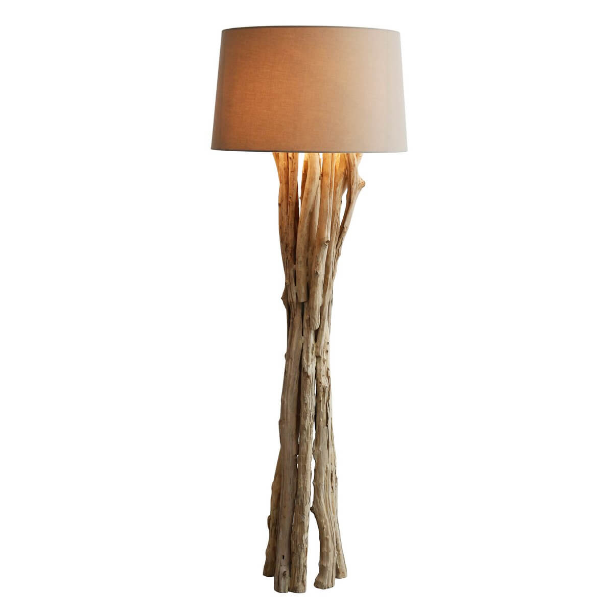 Floor lamp driftwood white 145 cm - SalesFever