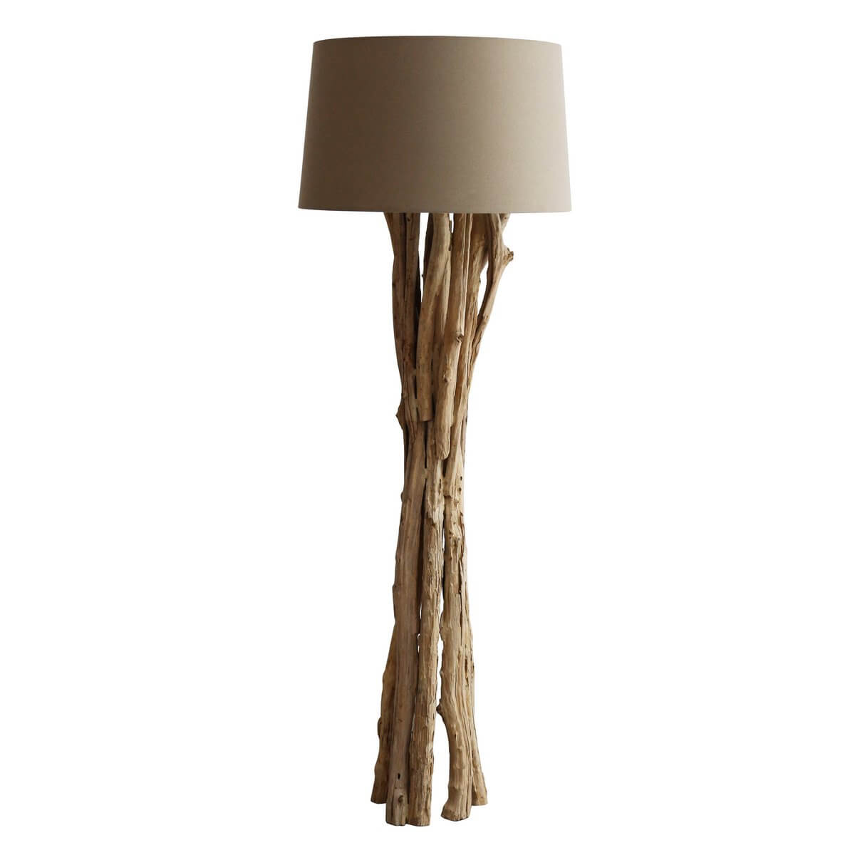 Floor lamp driftwood white 145 cm - SalesFever