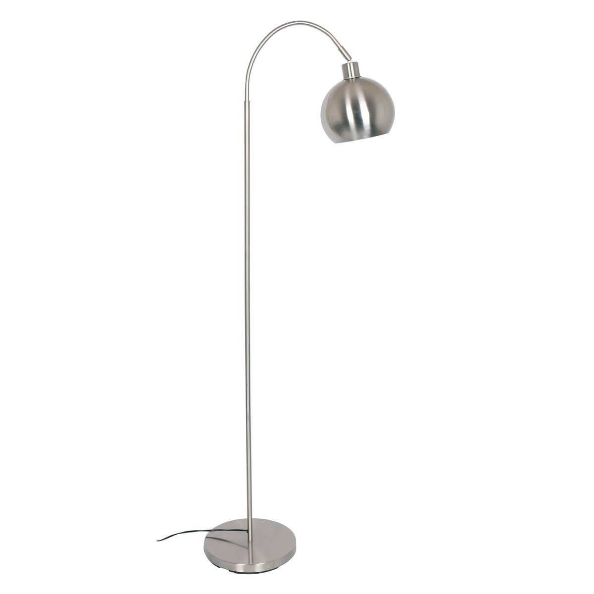 Floor lamp made of metal with a stainless steel finish - SalesFever