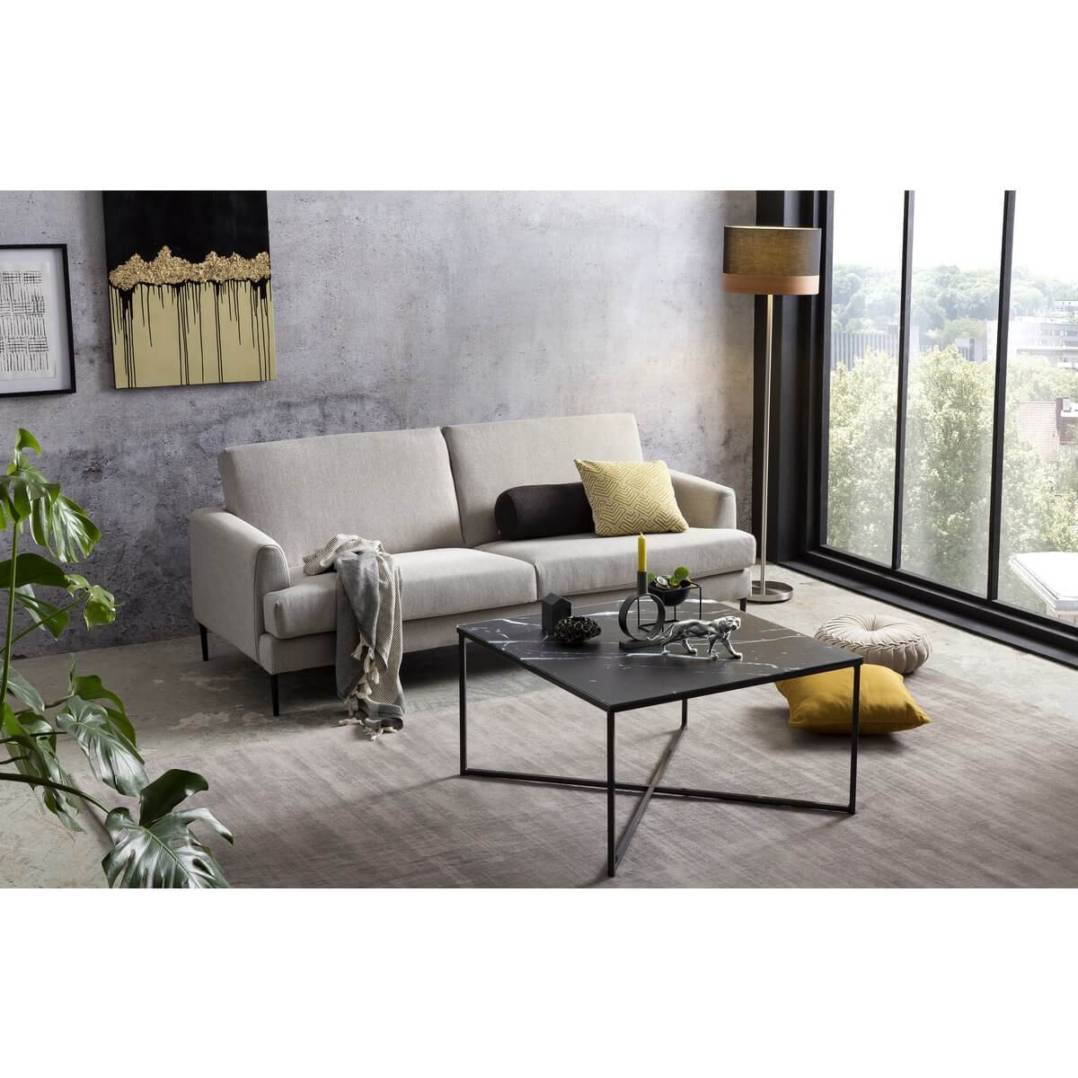 Floor lamp round black Ø 38 cm - SalesFever