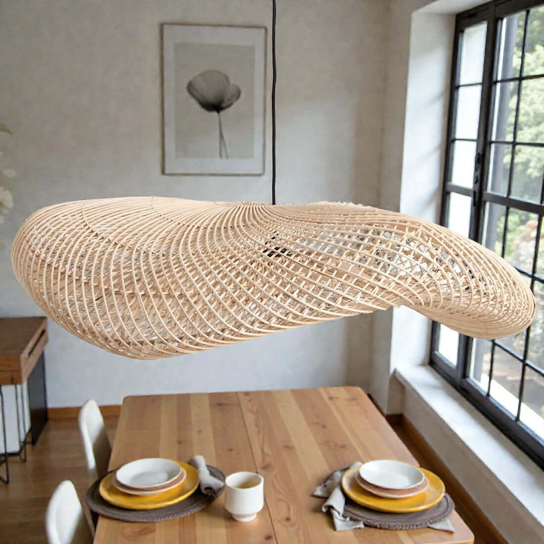 Wave lamp natural XXL