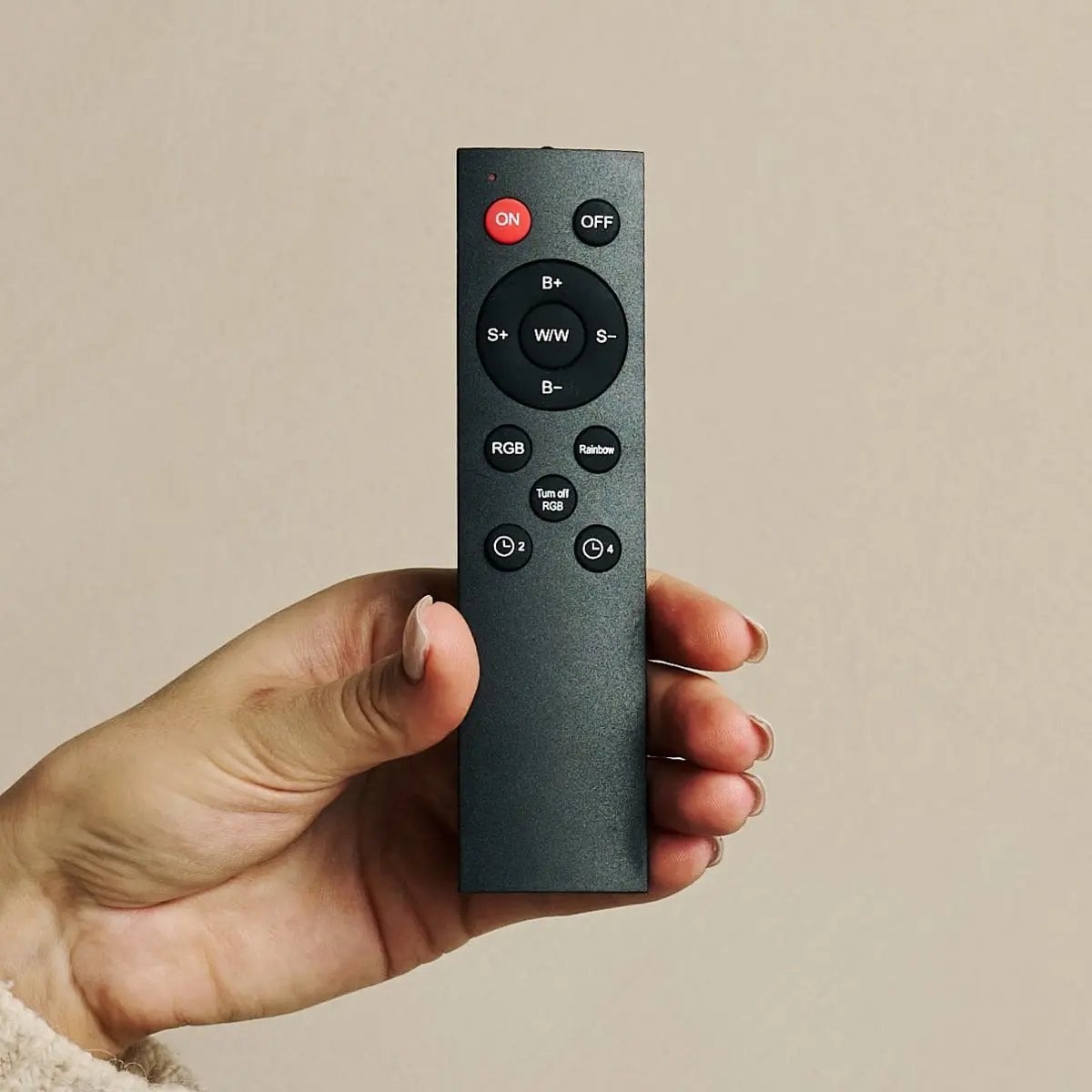 Tessa Mokka Bruin Oplaadbare Wandlamp | Bewegingssensor, 20 lichtmodi Afstandsbediening