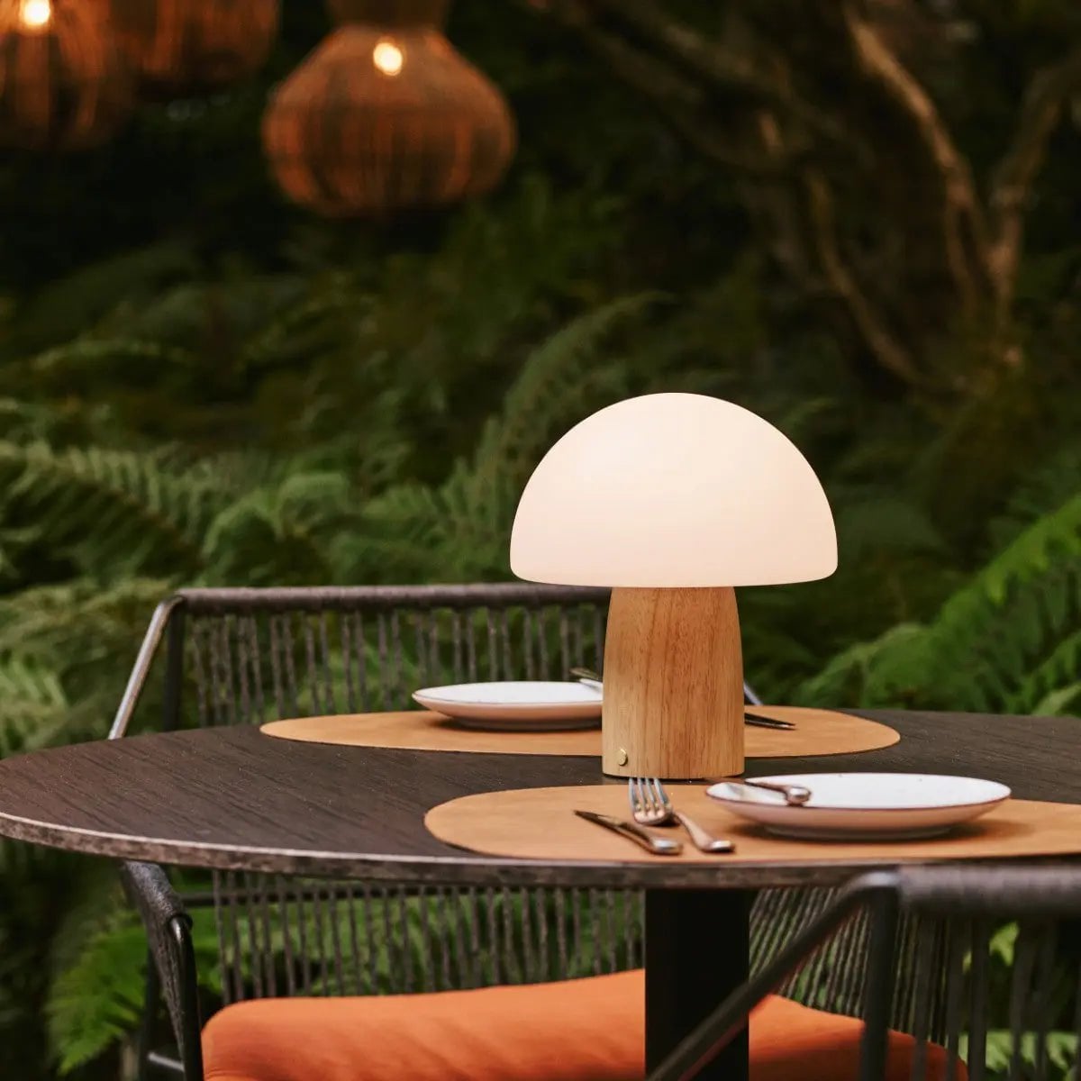 Mia Lichtbruine Stijlvolle Draadloze Tafellamp | Elegant, dimbaar en functioneel