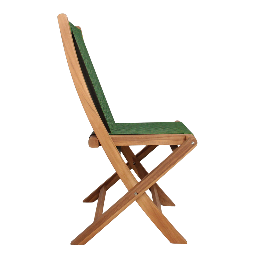 Rope opvouwbare tuinstoel groen