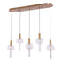 Hanglamp Tubey Copper Gold | 5 - 100x20cm