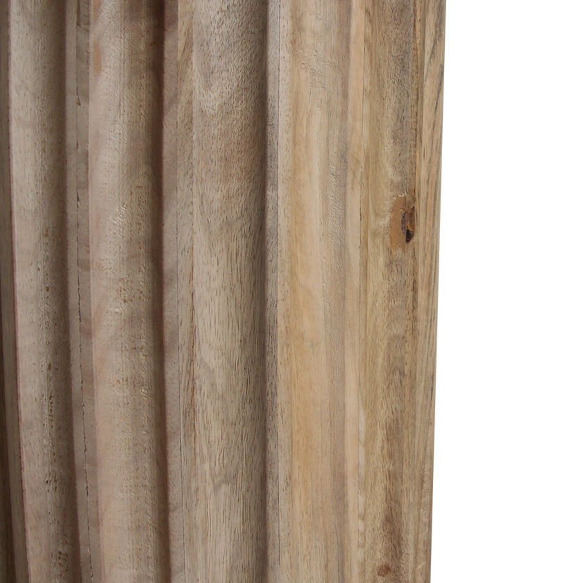 Bullnose bijzettafel naturel 50 cm