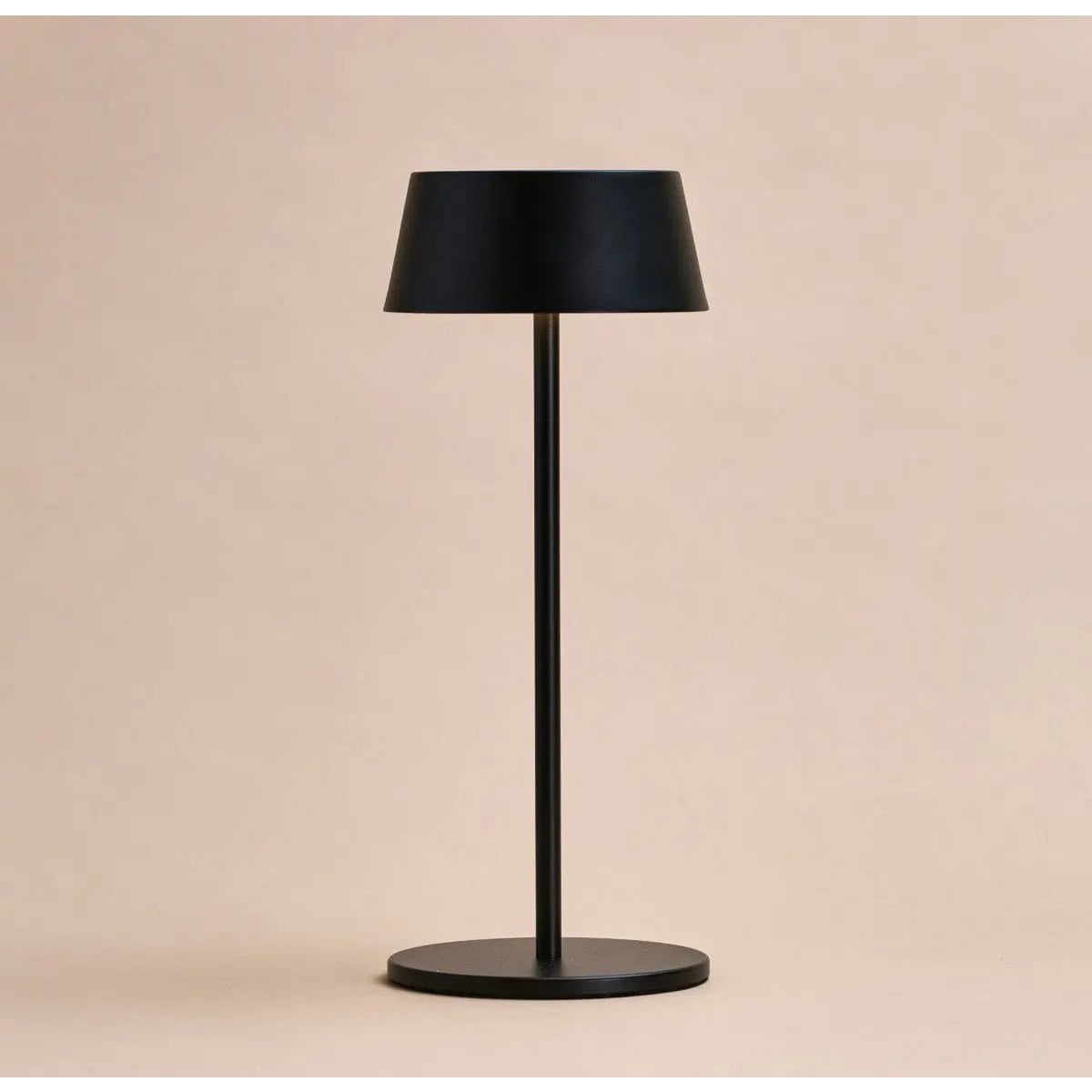 Hugo Midnight Zwart Oplaadbare Tafellamp | Dimbaar, stijlvol en draadloos