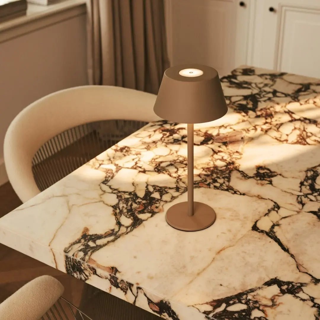 Milou Koala Bruin Tafellamp zonder Kabel | Modern, design en 3 lichtmodi