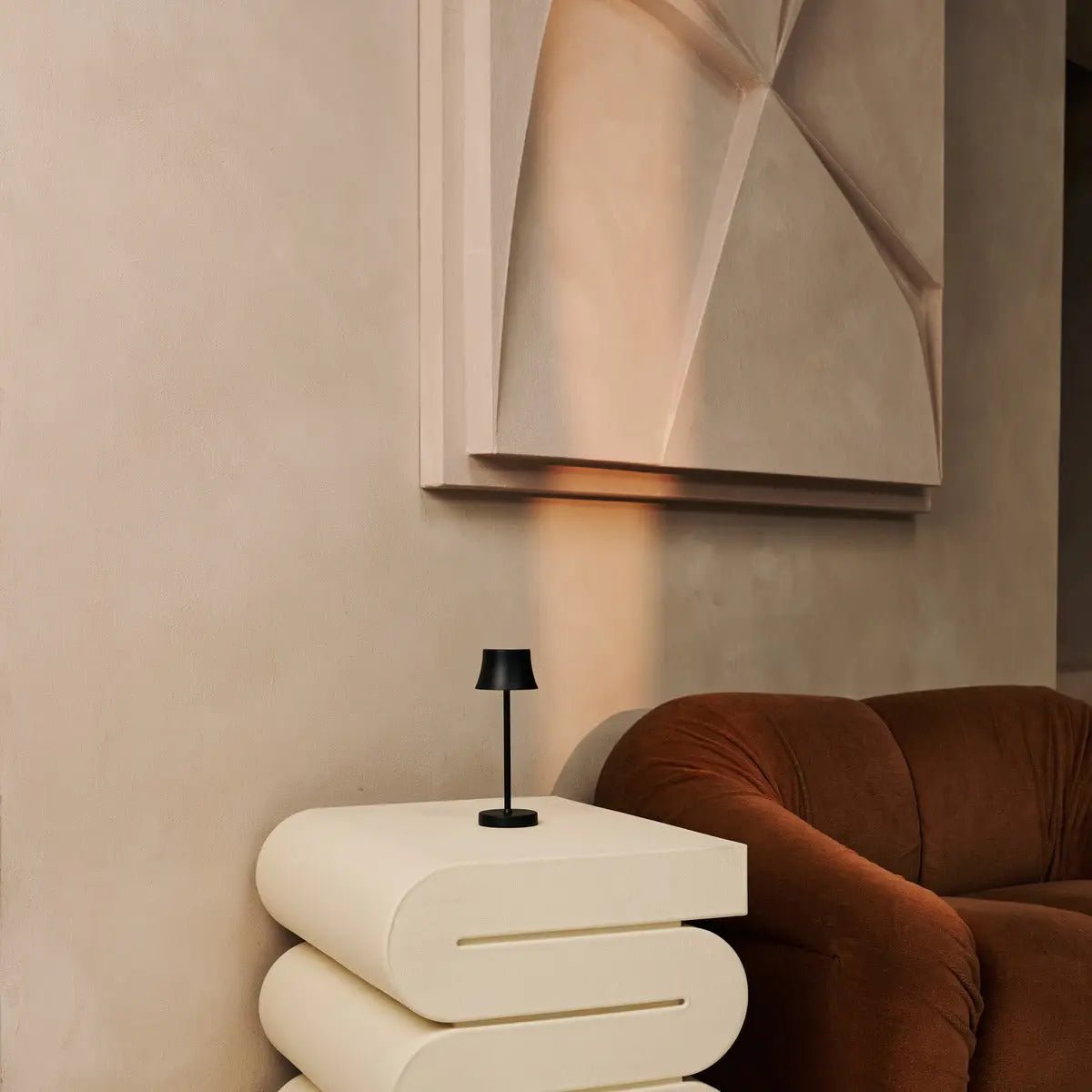 Combiset Professioneel | 8 x De Pijp Mini Midnight Black Oplaadbare Tafellampen & 1 x Centraal Station Oplaadstation