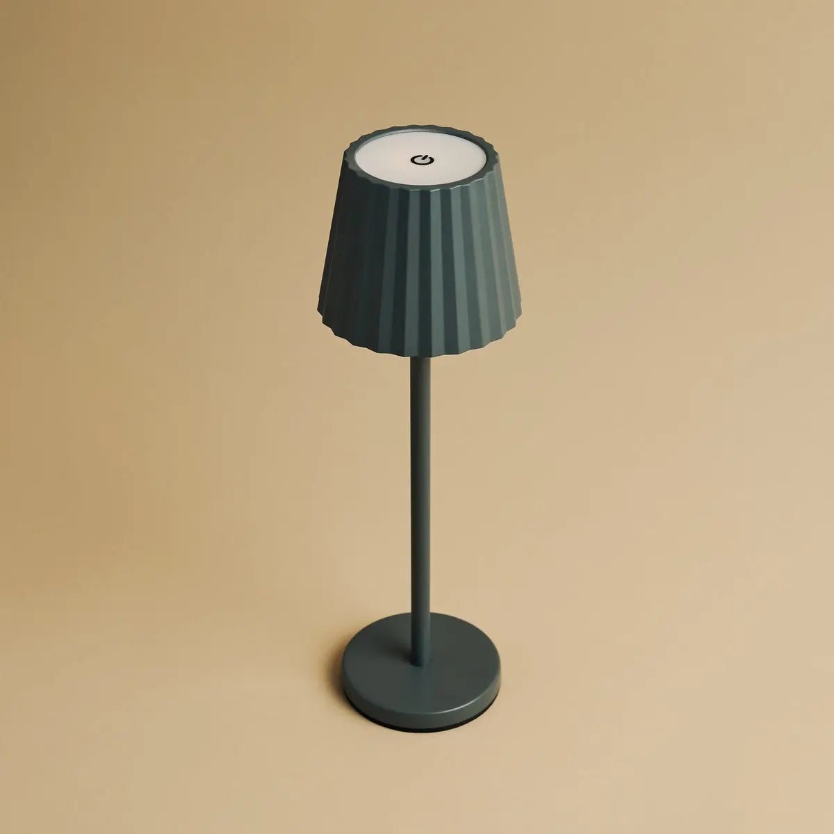 Combiset Professioneel | 8 x May steengrijze oplaadbare tafellampen en 1 x laadstation voor het Central Station