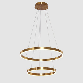 Hanglamp Neo Copper Gold | 2-Ring 40+60cm