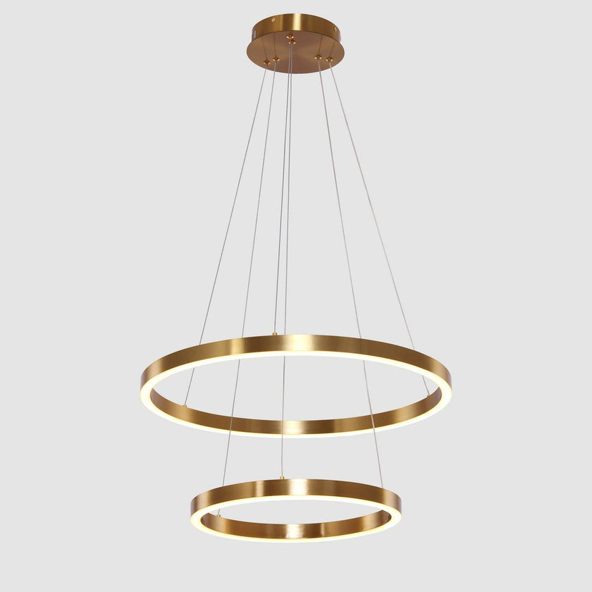 Hanglamp Neo Copper Gold | 2-Ring 40+60cm