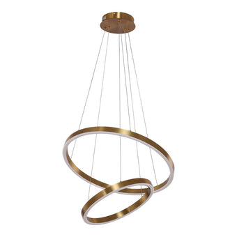 Hanglamp Neo Copper Gold | 2-Ring 40+60cm