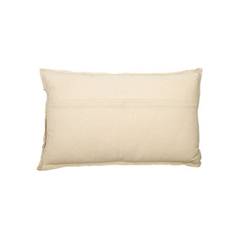 Kussen Noa gebroken wit/taupe 50x30