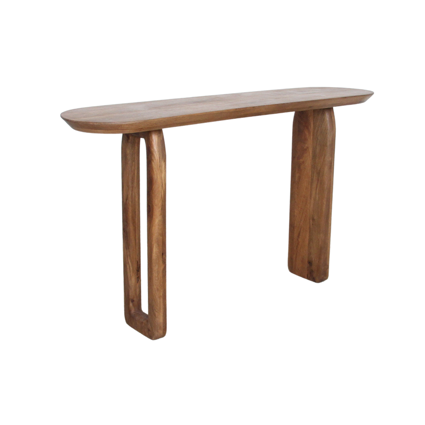 Bullnose consoletafel bruin