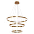 Hanglamp Neo Copper Gold | 3-Ring 40+60+80cm